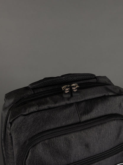 Highbury 18-Inch Dark Grey Laptop Backpack – Polyester Cabin-Size Work, School & Travel Bag
