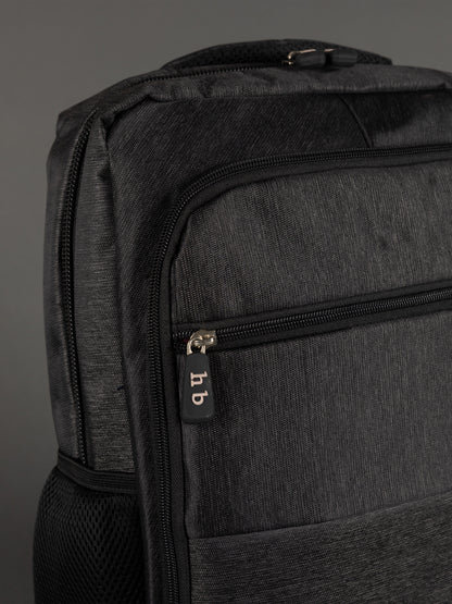 Highbury 18-Inch Dark Grey Laptop Backpack – Polyester Cabin-Size Work, School & Travel Bag