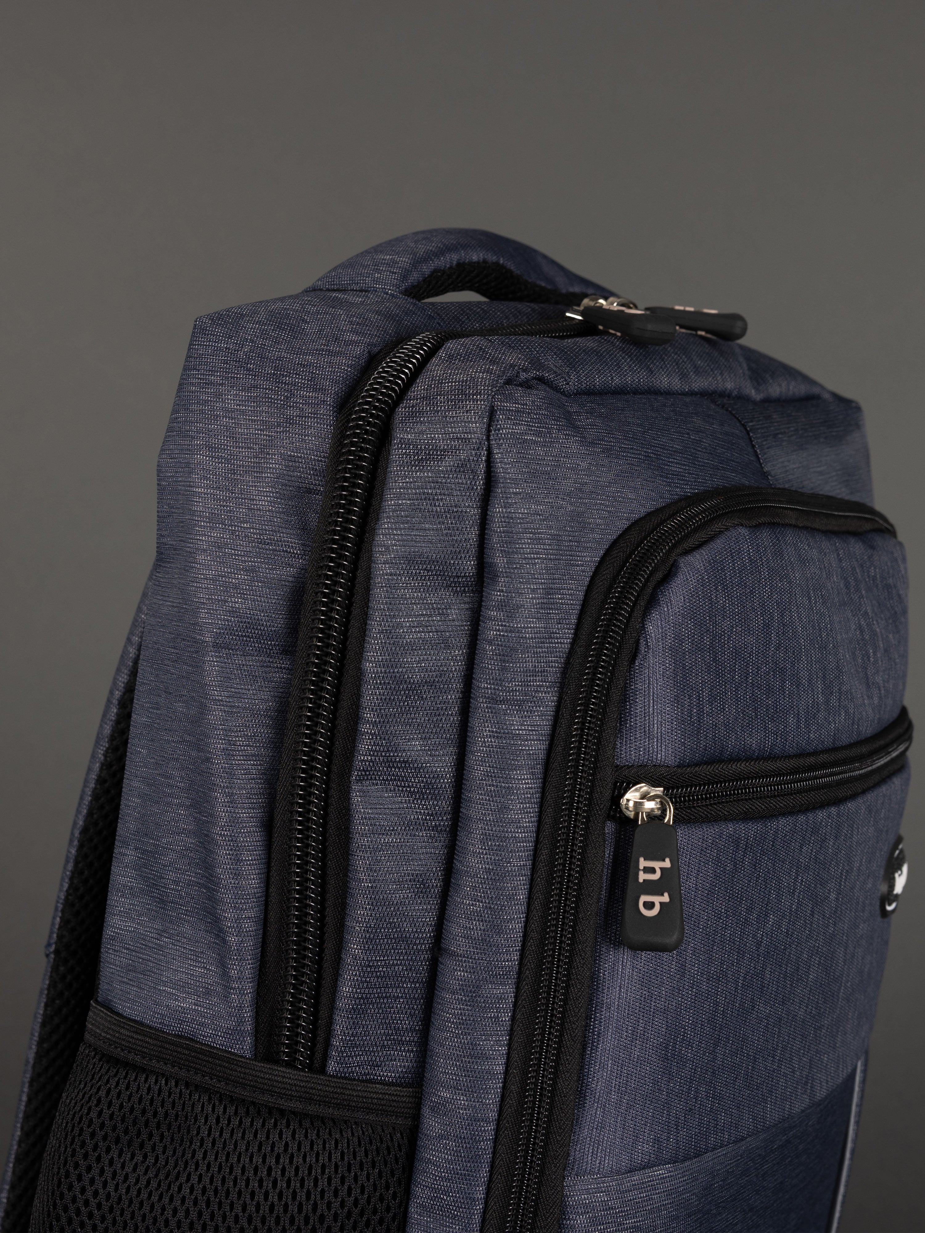 Highbury 18-Inch Navy Laptop Backpack – Polyester Cabin-Size Work, School & Travel Bag