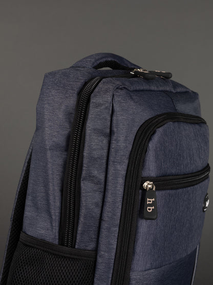 Highbury 18-Inch Navy Laptop Backpack – Polyester Cabin-Size Work, School & Travel Bag