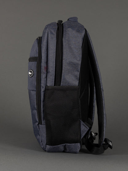 "Highbury 18-inch navy rucksack for school, business, and travel"