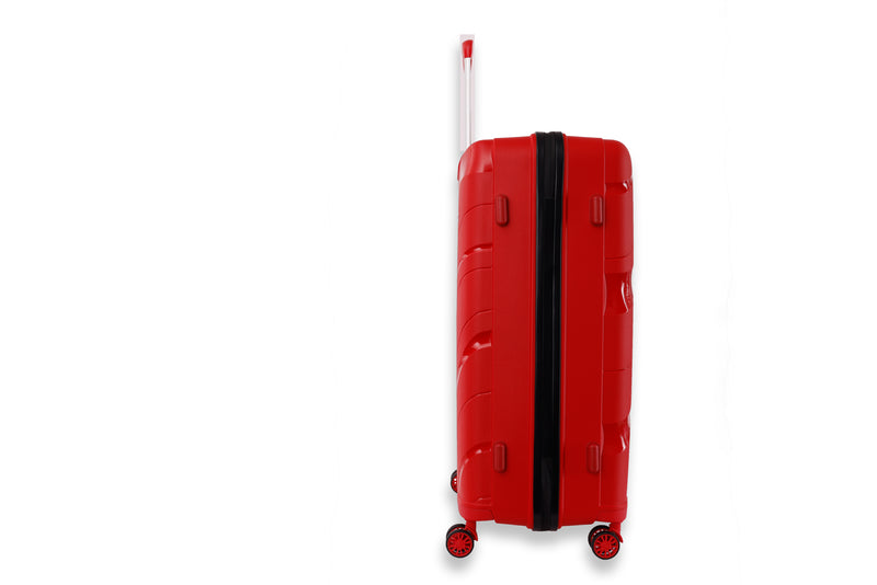 Highbury Hardside Luggage Polypropylene Hard-Shell Spinner/Suitcase Set with 8 Wheels - 71cm / 28 inches, 61cm / 24 inches, 55cm / 20 inches