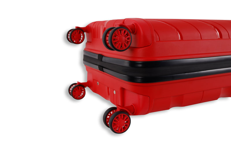Highbury Hardside Luggage Polypropylene Hard-Shell Spinner/Suitcase Set with 8 Wheels - 71cm / 28 inches, 61cm / 24 inches, 55cm / 20 inches