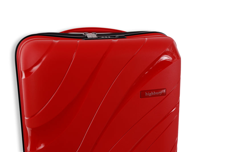 Highbury Hardside Luggage Polypropylene Hard-Shell Spinner/Suitcase Set with 8 Wheels - 71cm / 28 inches, 61cm / 24 inches, 55cm / 20 inches