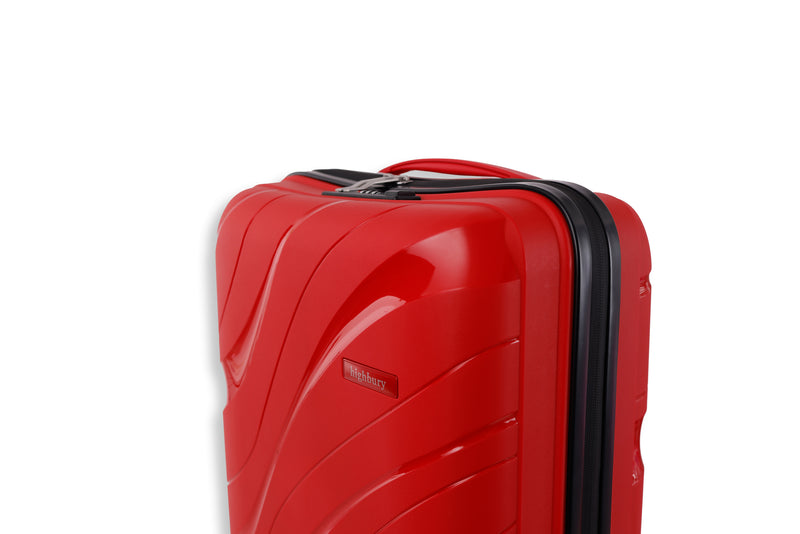 Highbury Hardside Luggage Polypropylene Hard-Shell Spinner/Suitcase Set with 8 Wheels - 71cm / 28 inches, 61cm / 24 inches, 55cm / 20 inches
