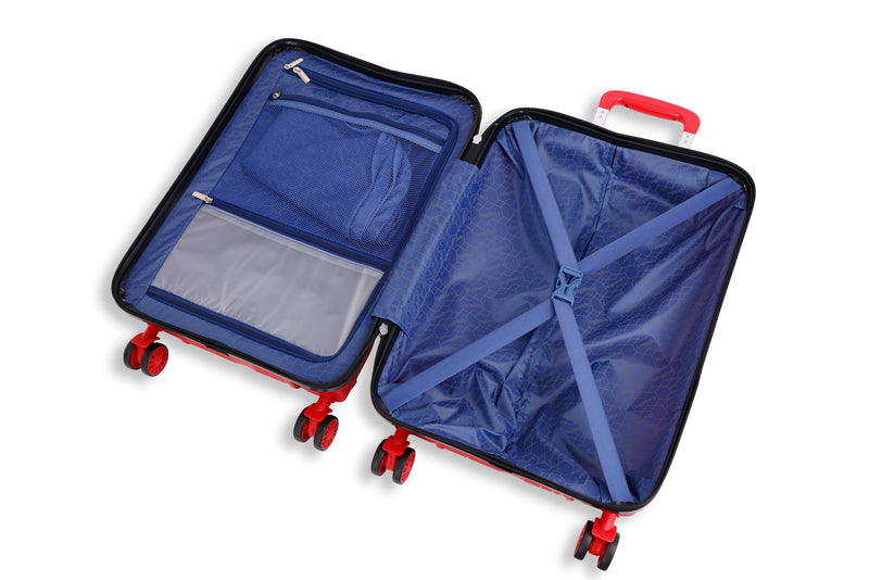 Highbury Hardside Luggage Polypropylene Hard-Shell Spinner/Suitcase Set with 8 Wheels - 71cm / 28 inches, 61cm / 24 inches, 55cm / 20 inches