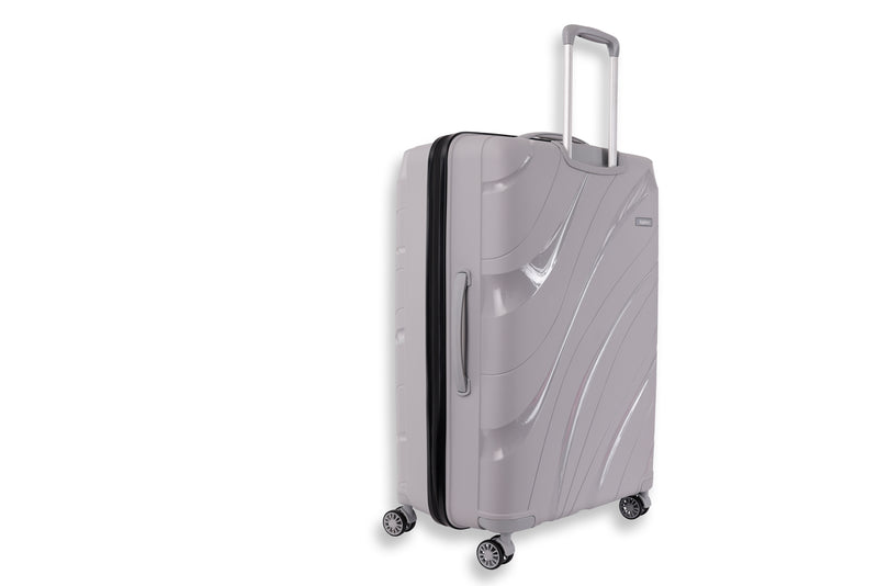 Highbury Hardside Luggage Polypropylene Hard-Shell Spinner/Suitcase Set with 8 Wheels - 71cm / 28 inches, 61cm / 24 inches, 55cm / 20 inches