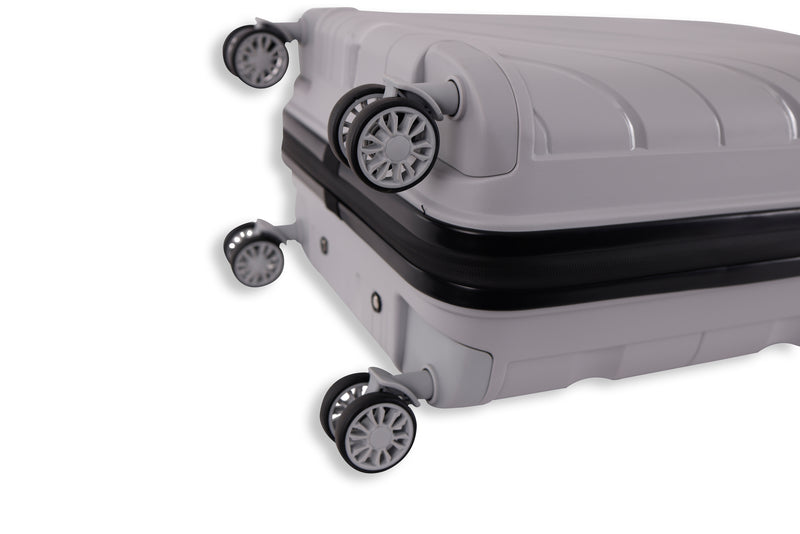Highbury Hardside Luggage Polypropylene Hard-Shell Spinner/Suitcase Set with 8 Wheels - 71cm / 28 inches, 61cm / 24 inches, 55cm / 20 inches