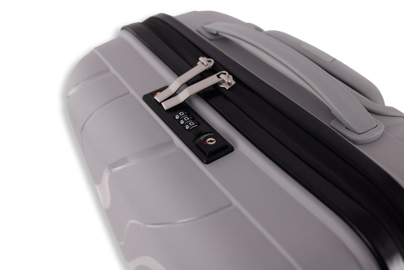 Highbury Hardside Luggage Polypropylene Hard-Shell Spinner/Suitcase Set with 8 Wheels - 71cm / 28 inches, 61cm / 24 inches, 55cm / 20 inches