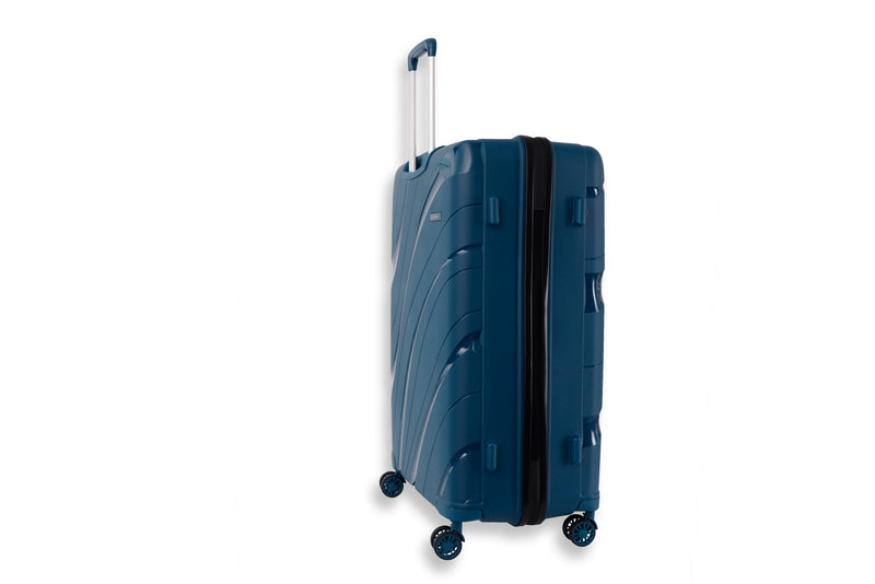 Highbury Hardside Luggage Polypropylene Hard-Shell Spinner/Suitcase Set with 8 Wheels - 71cm / 28 inches, 61cm / 24 inches, 55cm / 20 inches