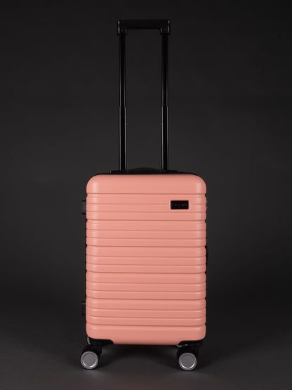 BEOW 3 Piece Pink Luggage Set – 20", 24" & 28" Suitcases with Expandable Hard Shell, Spinner Wheels & TSA Locks