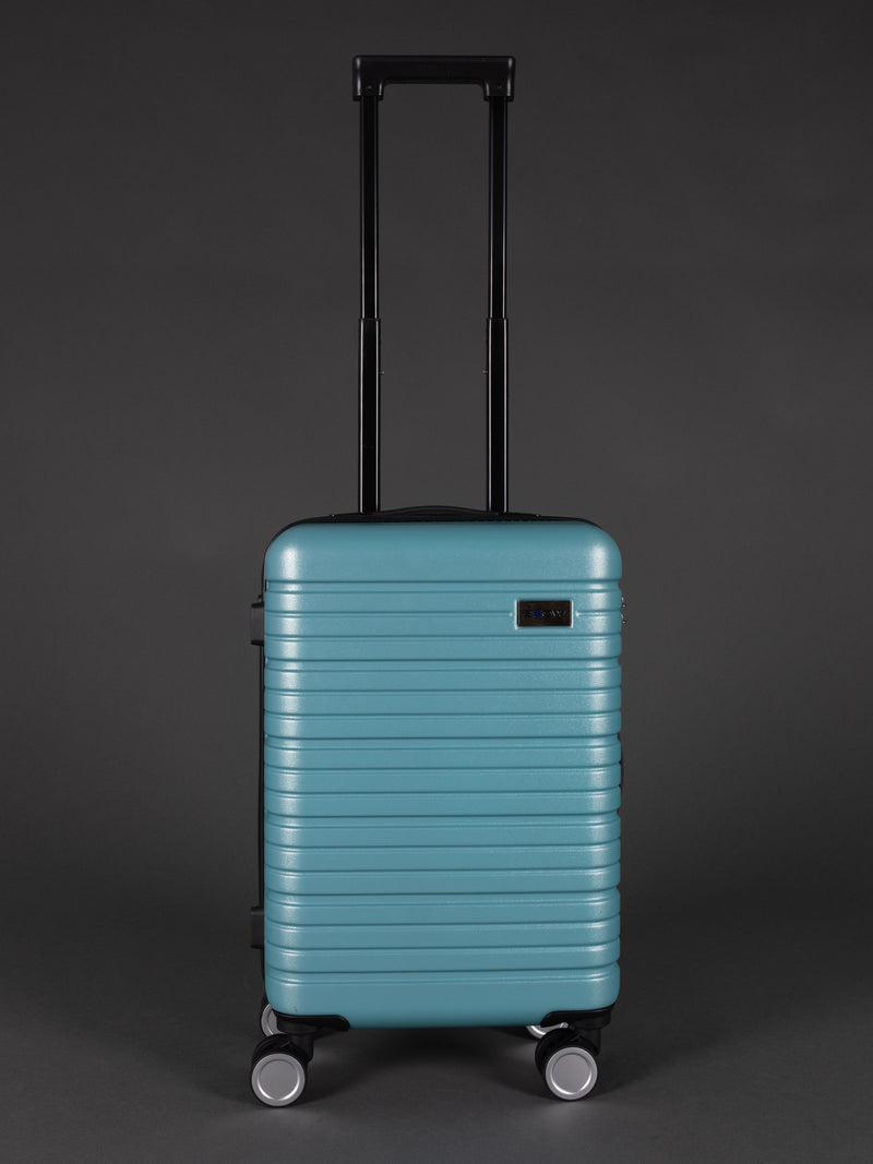 BEOW 3 Piece Teal Luggage Set – 20", 24" & 28" Suitcases with Expandable Hard Shell, Spinner Wheels & TSA Locks