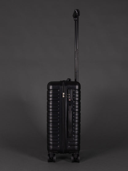 BEOW 3 Piece Black Luggage Set – 20", 24" & 28" Suitcases with Expandable Hard Shell, Spinner Wheels & TSA Locks