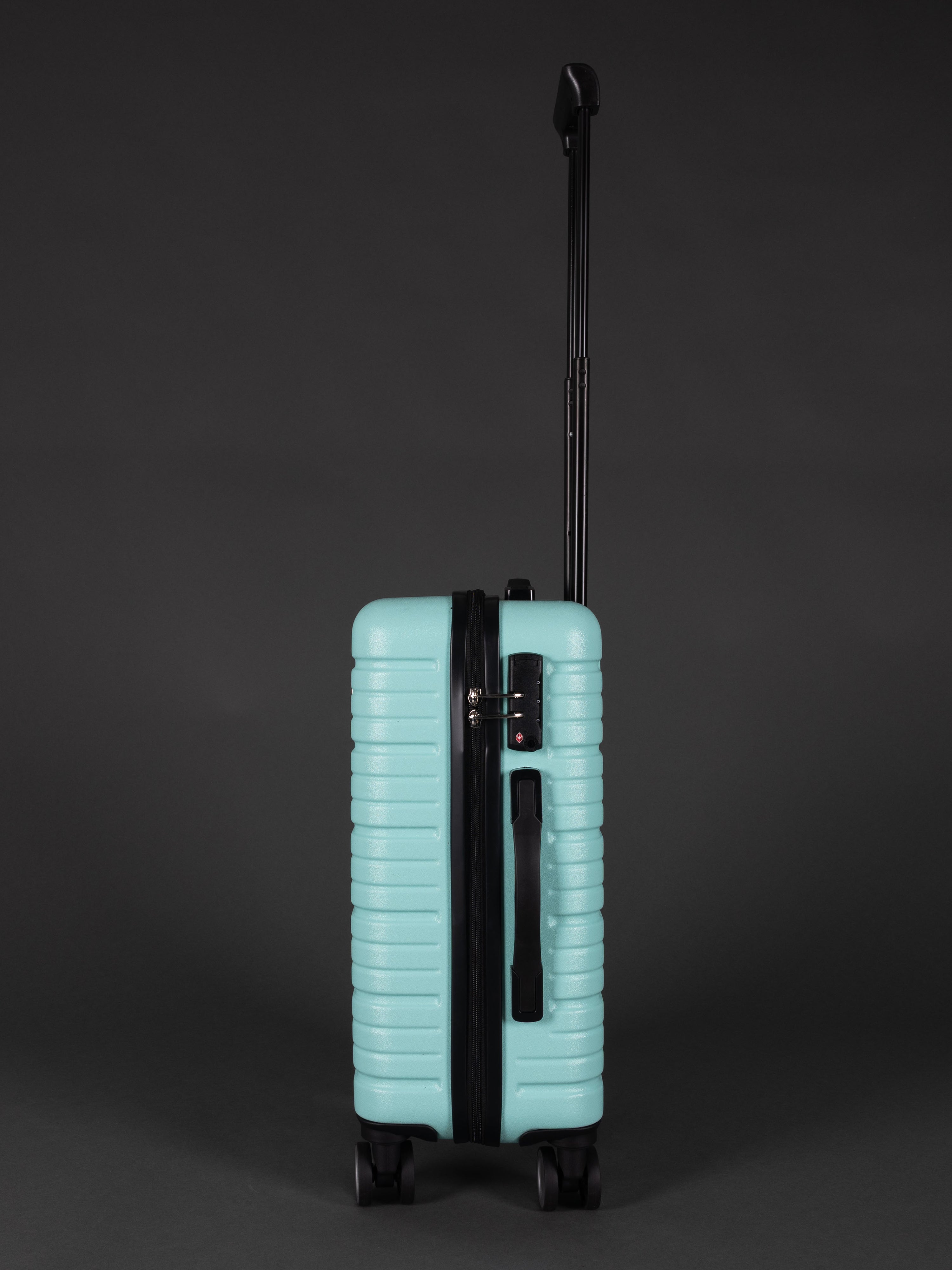 BEOW 3 Piece Mint Luggage Set – 20", 24" & 28" Suitcases with Expandable Hard Shell, Spinner Wheels & TSA Locks