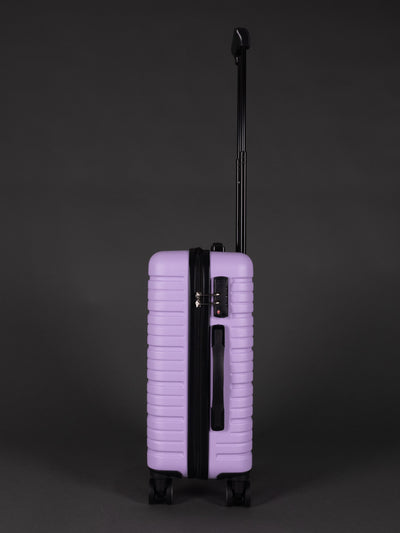 BEOW 3 Piece Lavender Luggage Set – 20", 24" & 28" Suitcases with Expandable Hard Shell, Spinner Wheels & TSA Locks