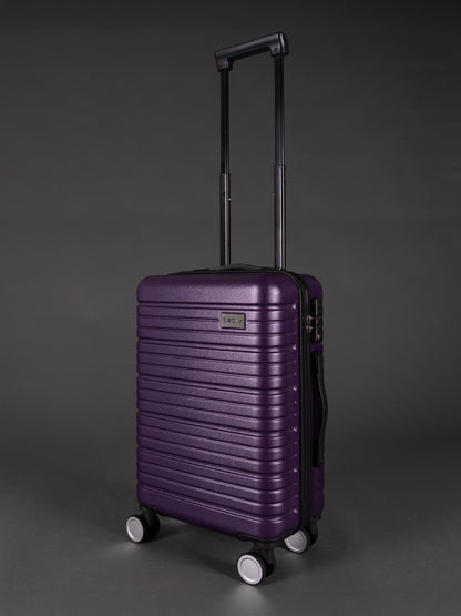 BEOW 3 Piece Purple Luggage Set – 20", 24" & 28" Suitcases with Expandable Hard Shell, Spinner Wheels & TSA Locks