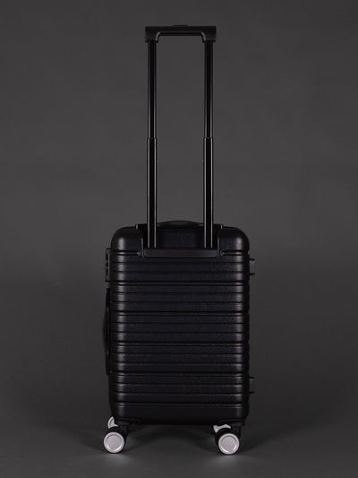 BEOW 3 Piece Black Luggage Set – 20", 24" & 28" Suitcases with Expandable Hard Shell, Spinner Wheels & TSA Locks