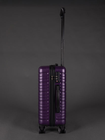 BEOW 3 Piece Purple Luggage Set – 20", 24" & 28" Suitcases with Expandable Hard Shell, Spinner Wheels & TSA Locks