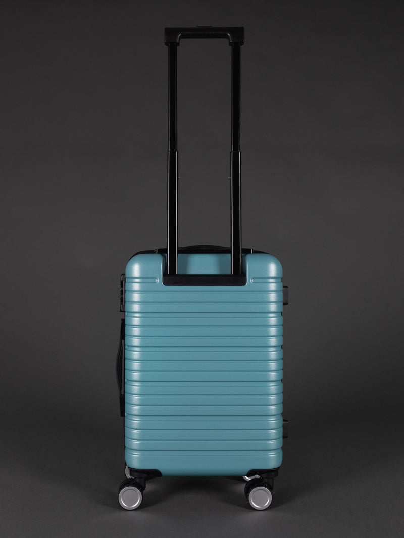 BEOW 3 Piece Teal Luggage Set – 20", 24" & 28" Suitcases with Expandable Hard Shell, Spinner Wheels & TSA Locks
