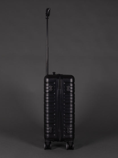 BEOW 3 Piece Black Luggage Set – 20", 24" & 28" Suitcases with Expandable Hard Shell, Spinner Wheels & TSA Locks