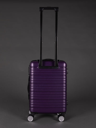 BEOW 3 Piece Purple Luggage Set – 20", 24" & 28" Suitcases with Expandable Hard Shell, Spinner Wheels & TSA Locks