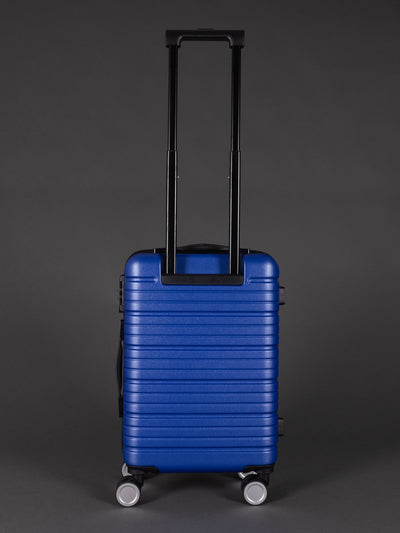 BEOW 3 Piece Blue Luggage Set – 20", 24" & 28" Suitcases with Expandable Hard Shell, Spinner Wheels & TSA Locks
