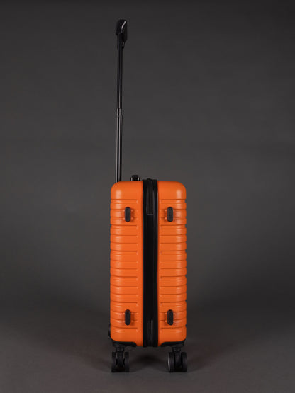 BEOW 3 Piece Orange Luggage Set – 20", 24" & 28" Suitcases with Expandable Hard Shell, Spinner Wheels & TSA Locks