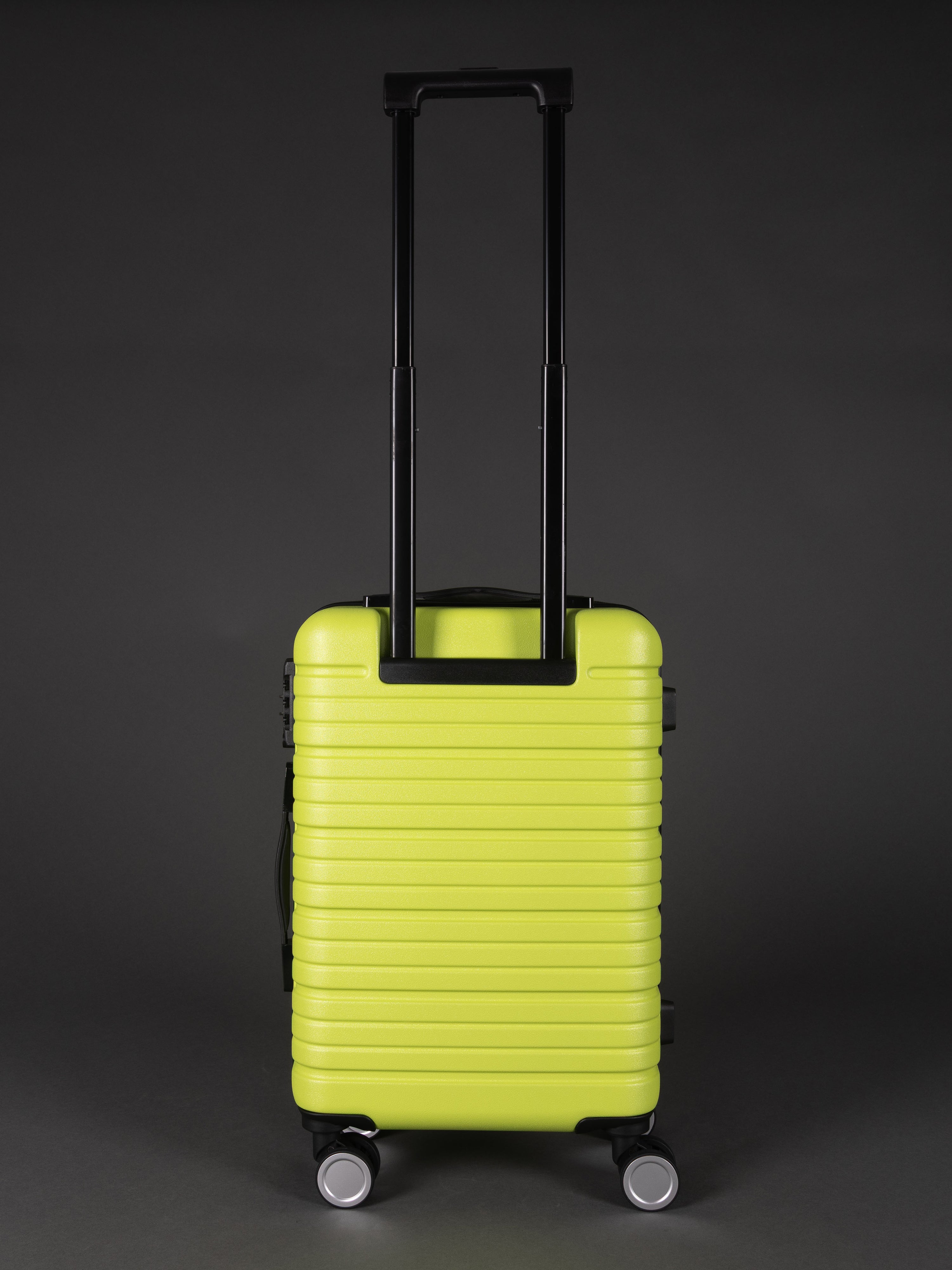 BEOW 3 Piece Lime Green Luggage Set – 20", 24" & 28" Suitcases with Expandable Hard Shell, Spinner Wheels & TSA Locks