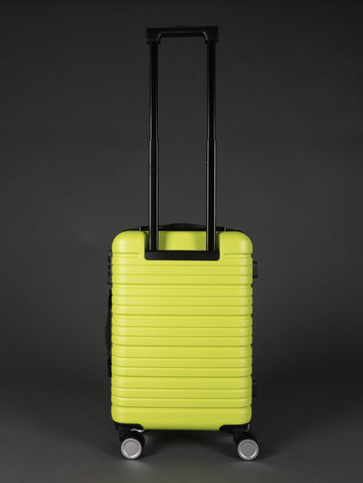 BEOW 3 Piece Lime Green Luggage Set – 20", 24" & 28" Suitcases with Expandable Hard Shell, Spinner Wheels & TSA Locks