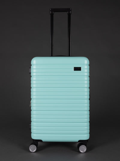 BEOW 3 Piece Mint Luggage Set – 20", 24" & 28" Suitcases with Expandable Hard Shell, Spinner Wheels & TSA Locks