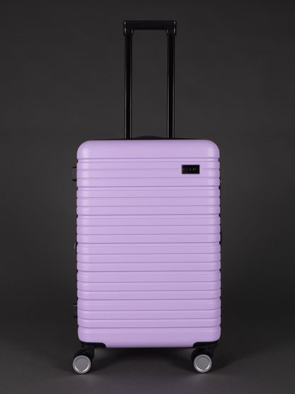 BEOW 3 Piece Lavender Luggage Set – 20", 24" & 28" Suitcases with Expandable Hard Shell, Spinner Wheels & TSA Locks