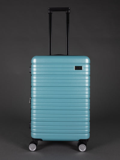BEOW 3 Piece Teal Luggage Set – 20", 24" & 28" Suitcases with Expandable Hard Shell, Spinner Wheels & TSA Locks