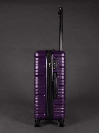 BEOW 3 Piece Purple Luggage Set – 20", 24" & 28" Suitcases with Expandable Hard Shell, Spinner Wheels & TSA Locks
