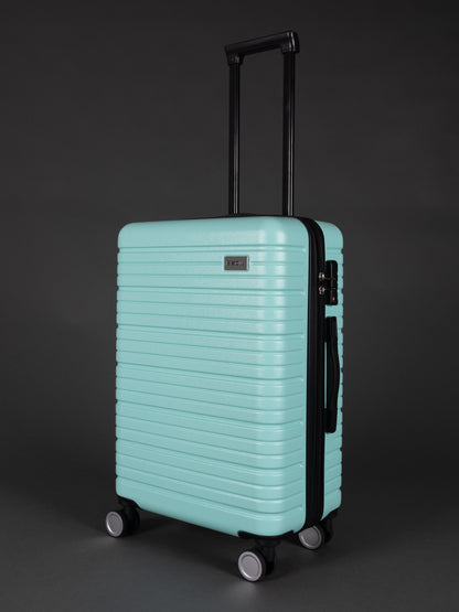 BEOW 3 Piece Mint Luggage Set – 20", 24" & 28" Suitcases with Expandable Hard Shell, Spinner Wheels & TSA Locks