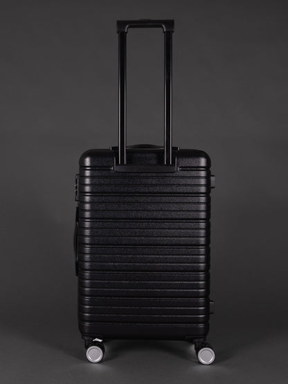 BEOW 3 Piece Black Luggage Set – 20", 24" & 28" Suitcases with Expandable Hard Shell, Spinner Wheels & TSA Locks