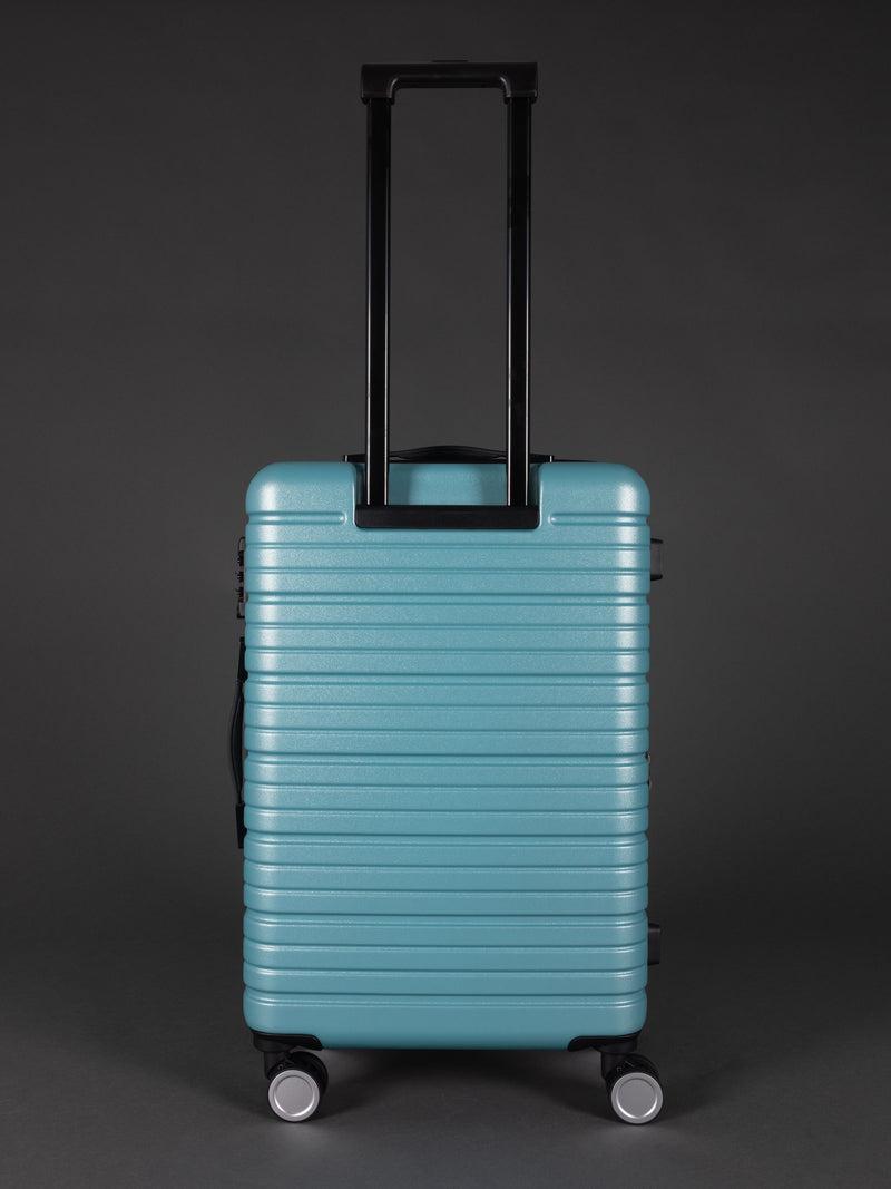 BEOW 3 Piece Teal Luggage Set – 20", 24" & 28" Suitcases with Expandable Hard Shell, Spinner Wheels & TSA Locks