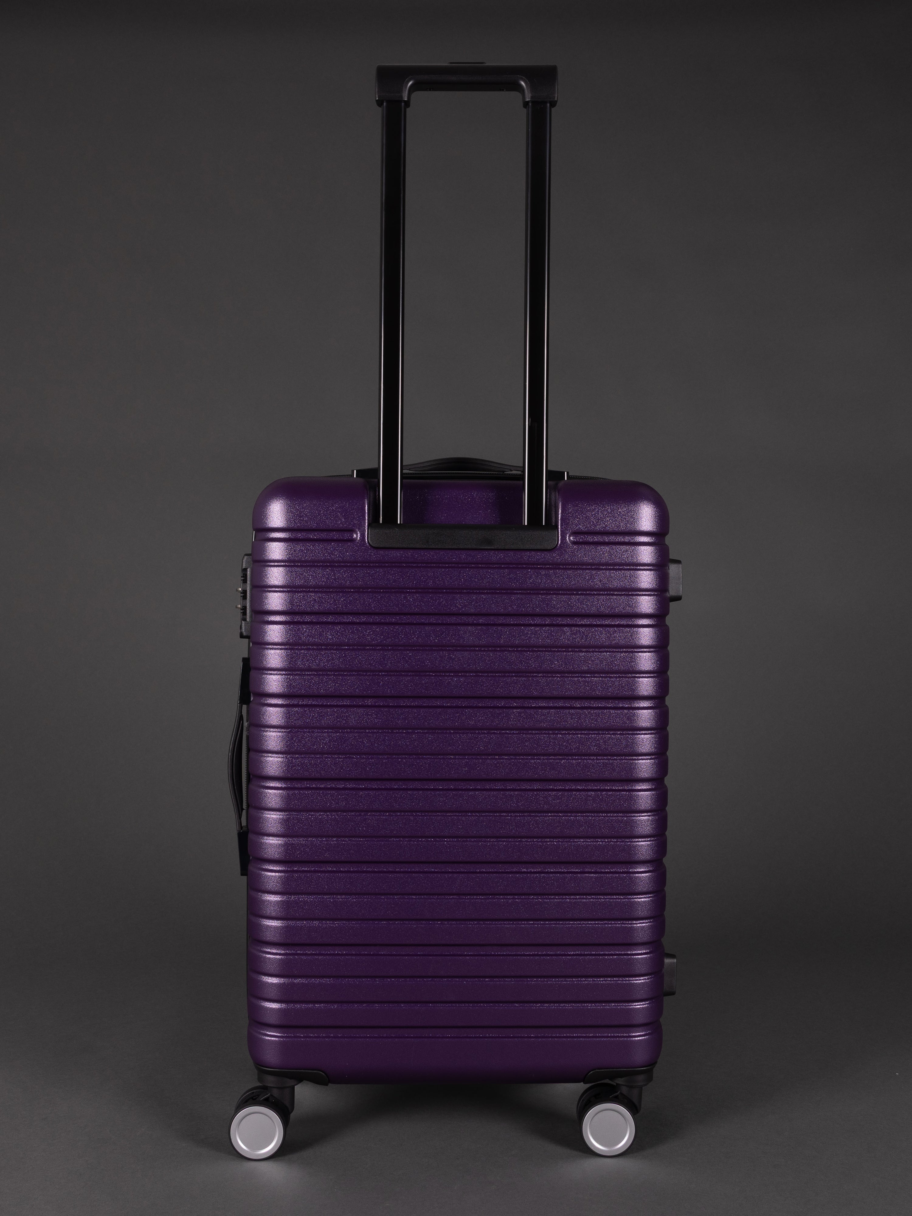 BEOW 3 Piece Purple Luggage Set – 20", 24" & 28" Suitcases with Expandable Hard Shell, Spinner Wheels & TSA Locks