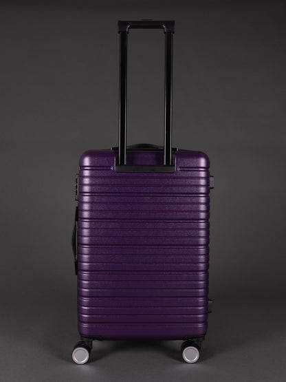 BEOW 3 Piece Purple Luggage Set – 20", 24" & 28" Suitcases with Expandable Hard Shell, Spinner Wheels & TSA Locks