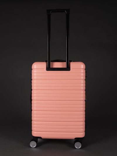 BEOW 3 Piece Pink Luggage Set – 20", 24" & 28" Suitcases with Expandable Hard Shell, Spinner Wheels & TSA Locks