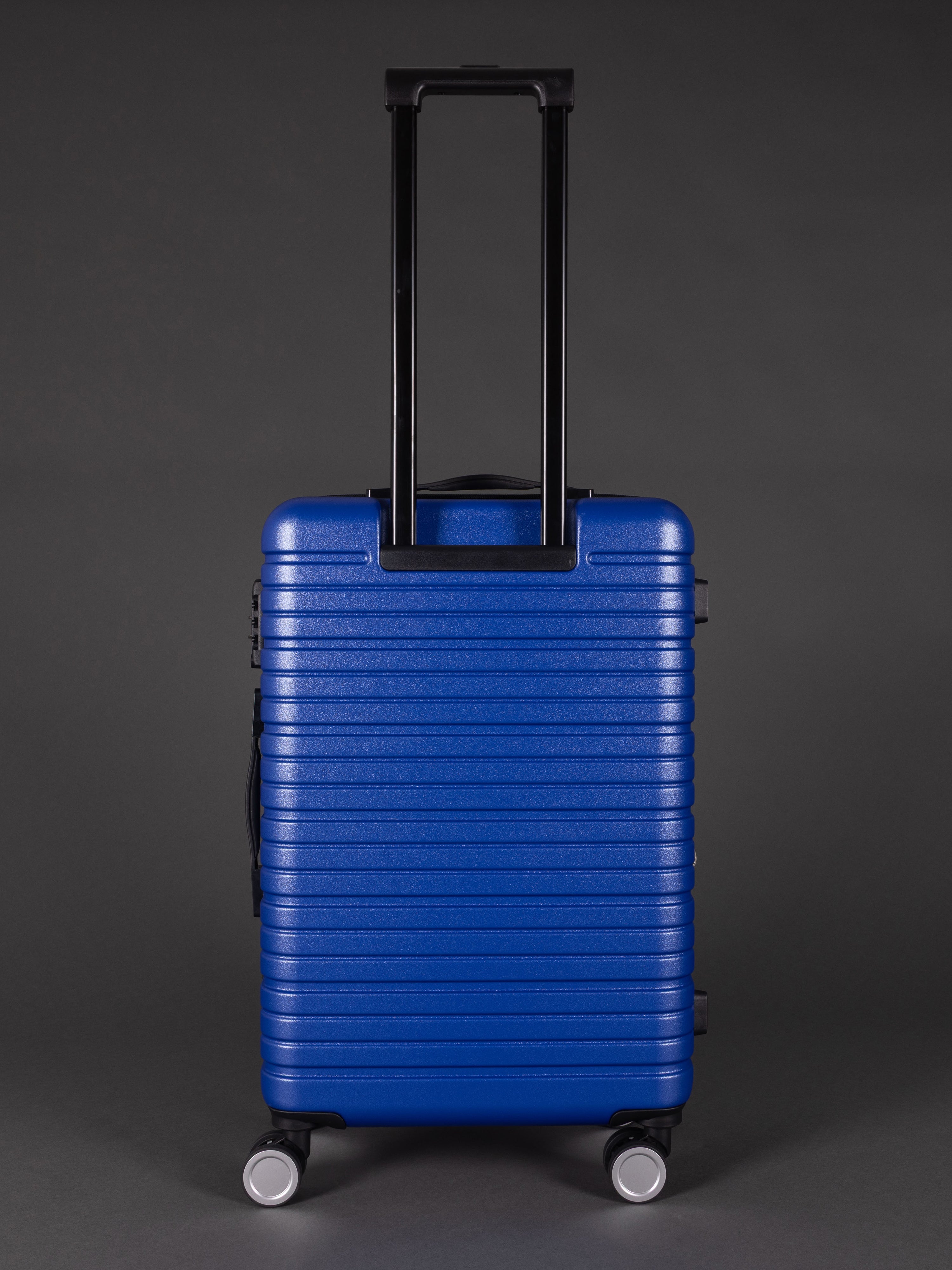 BEOW 3 Piece Blue Luggage Set – 20", 24" & 28" Suitcases with Expandable Hard Shell, Spinner Wheels & TSA Locks