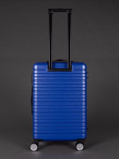 BEOW 3 Piece Blue Luggage Set – 20", 24" & 28" Suitcases with Expandable Hard Shell, Spinner Wheels & TSA Locks