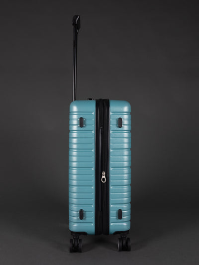 BEOW 3 Piece Teal Luggage Set – 20", 24" & 28" Suitcases with Expandable Hard Shell, Spinner Wheels & TSA Locks