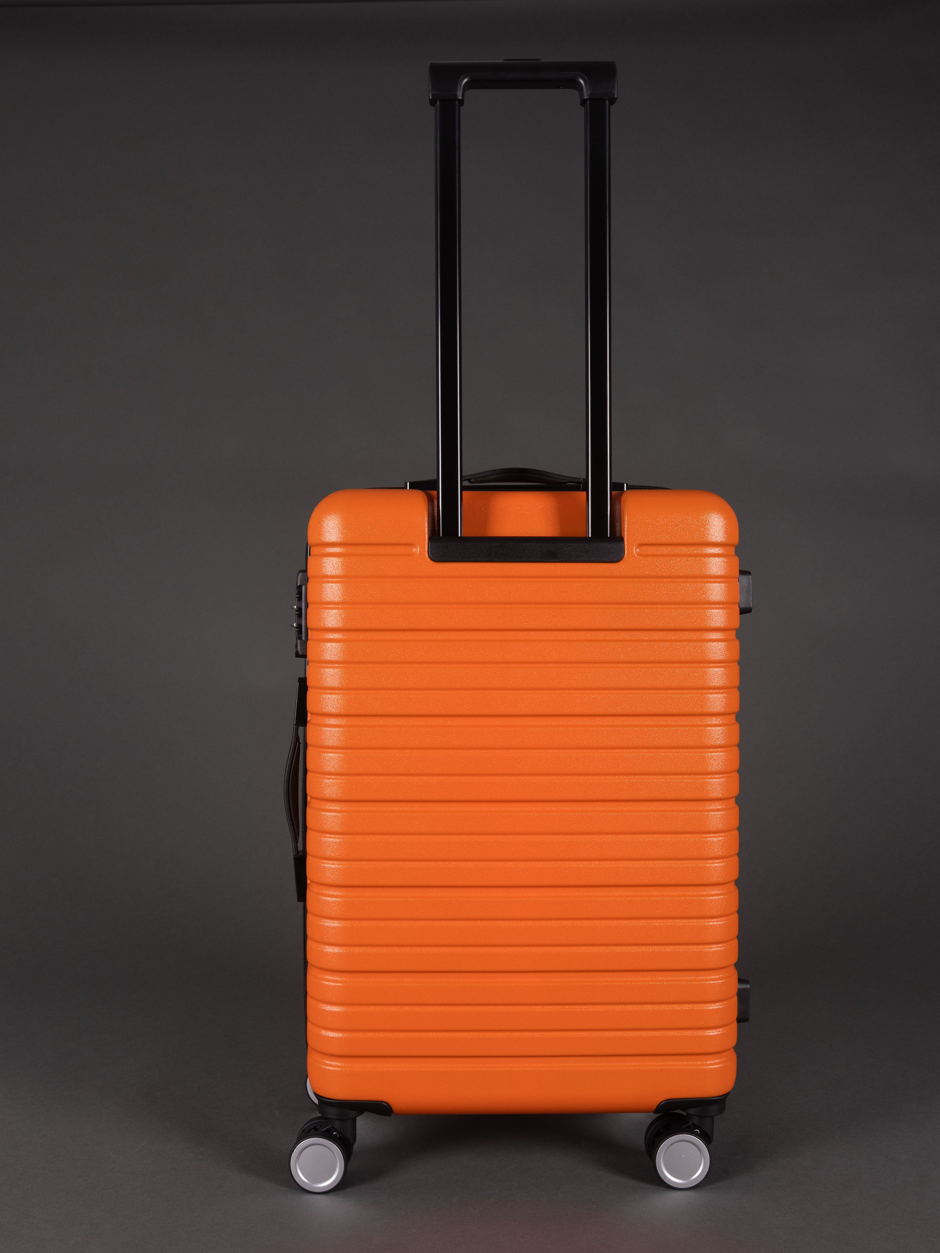 BEOW 3 Piece Orange Luggage Set – 20", 24" & 28" Suitcases with Expandable Hard Shell, Spinner Wheels & TSA Locks