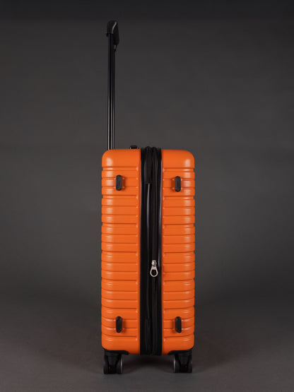 BEOW 3 Piece Orange Luggage Set – 20", 24" & 28" Suitcases with Expandable Hard Shell, Spinner Wheels & TSA Locks