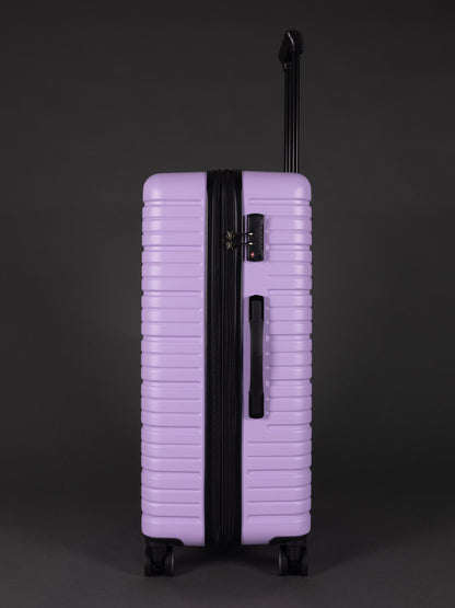 BEOW 3 Piece Lavender Luggage Set – 20", 24" & 28" Suitcases with Expandable Hard Shell, Spinner Wheels & TSA Locks