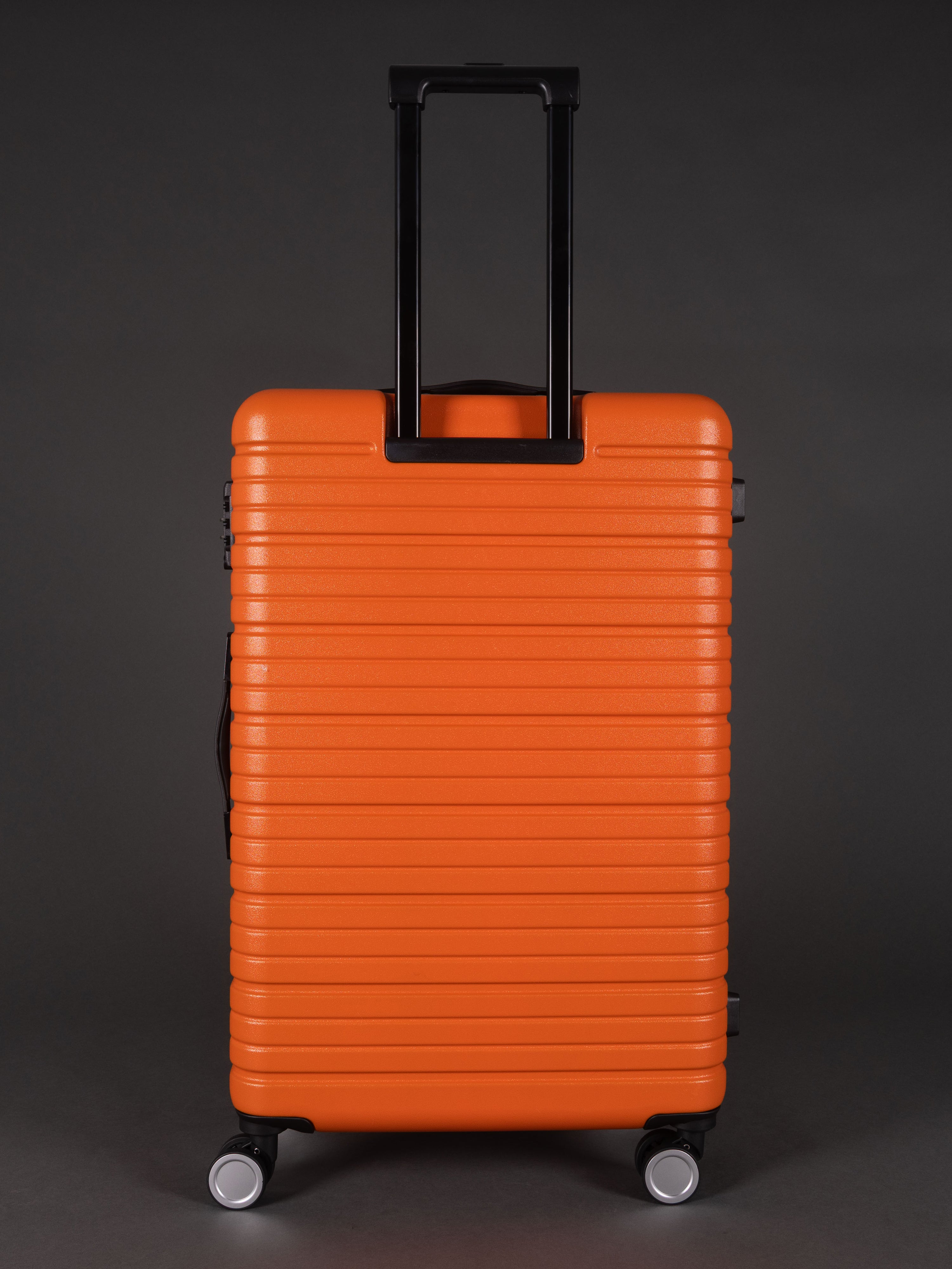 BEOW 3 Piece Orange Luggage Set – 20", 24" & 28" Suitcases with Expandable Hard Shell, Spinner Wheels & TSA Locks