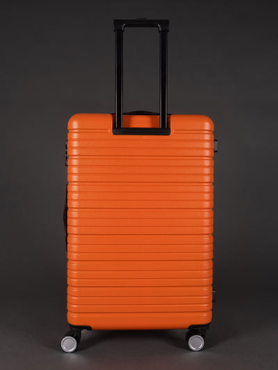 BEOW 3 Piece Orange Luggage Set – 20", 24" & 28" Suitcases with Expandable Hard Shell, Spinner Wheels & TSA Locks