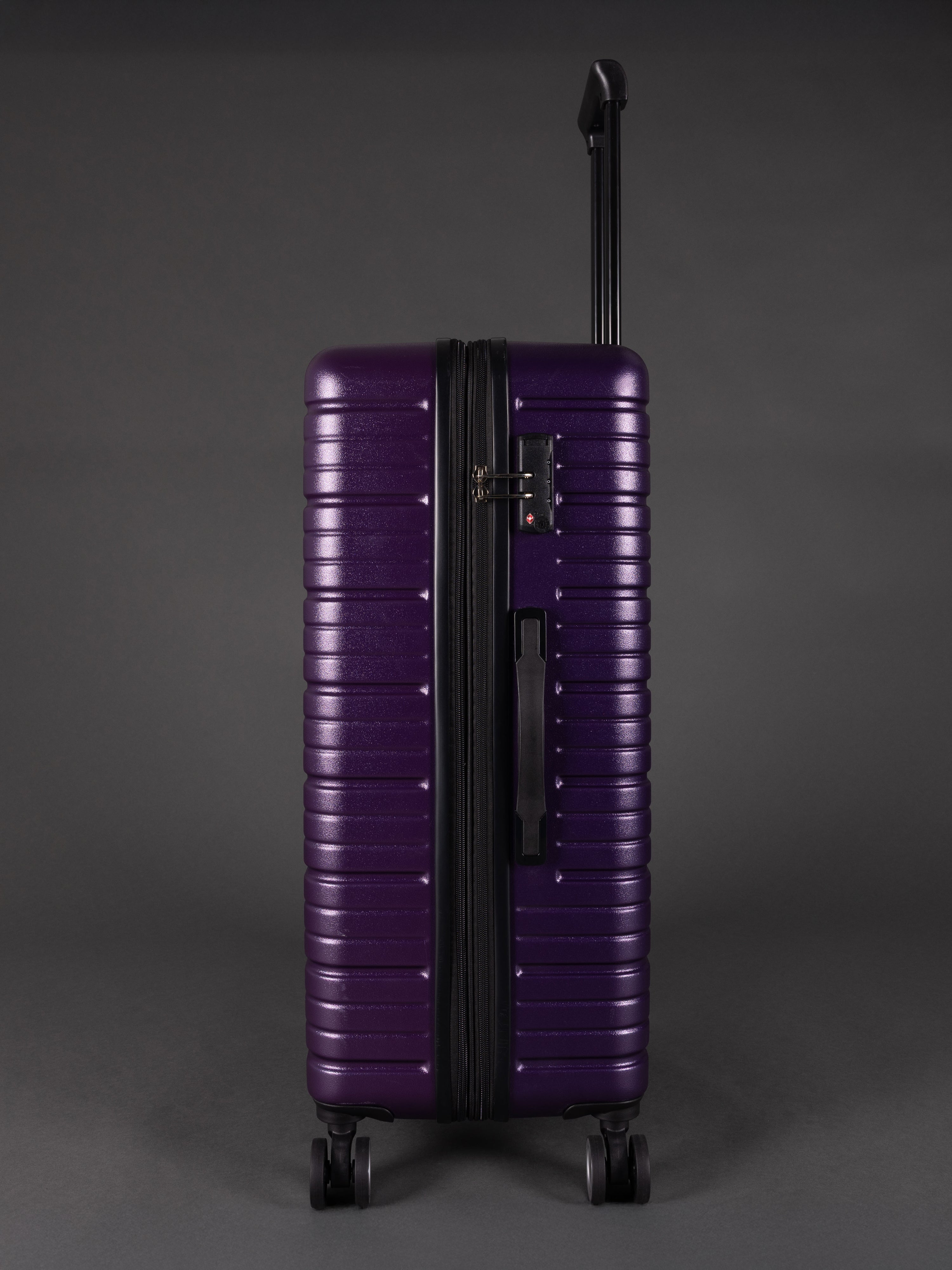 “BEOW hard-shell luggage set drop-tested for durability – 3 piece expandable suitcases”