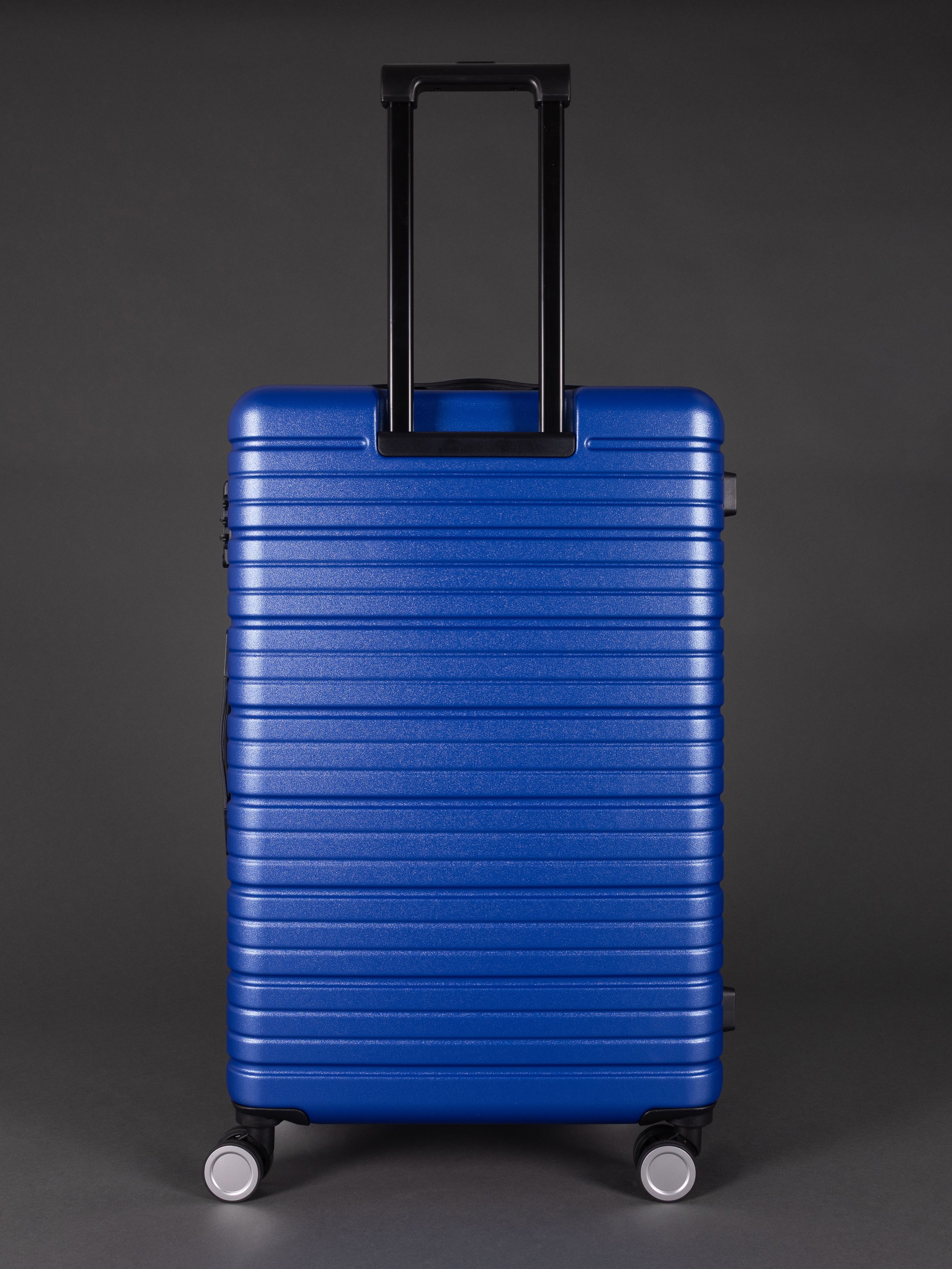 BEOW 3 Piece Blue Luggage Set – 20", 24" & 28" Suitcases with Expandable Hard Shell, Spinner Wheels & TSA Locks