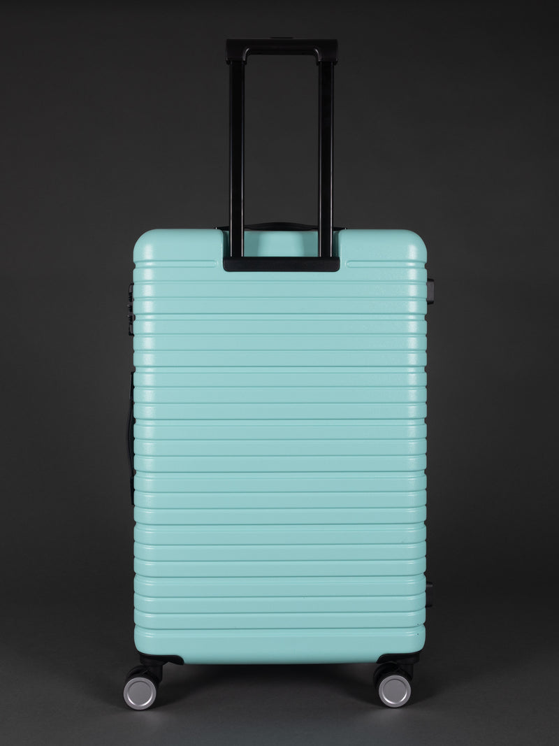 BEOW 3 Piece Mint Luggage Set – 20", 24" & 28" Suitcases with Expandable Hard Shell, Spinner Wheels & TSA Locks